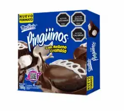Pingüinos Marinela Bizcocho Relleno