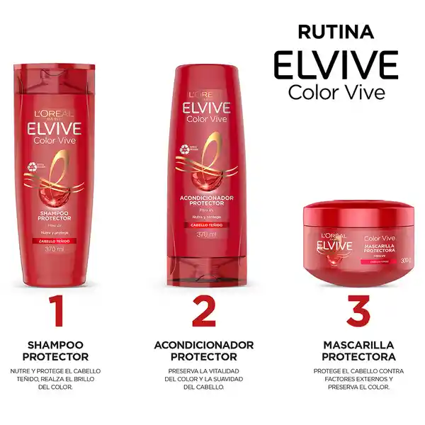 Elvive Acondicionador con Filtro Uv Cabello Teñido