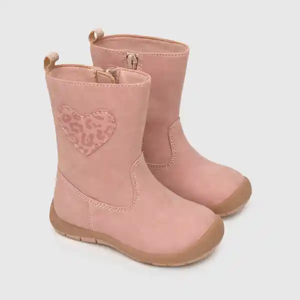 Botas Románticas Niña Rosada Talla 27 Colloky