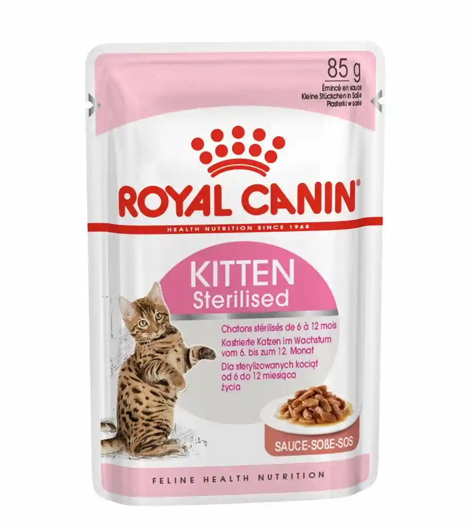 Royal Canin Alimento Para Gato Húmedo Kitten Sterilised