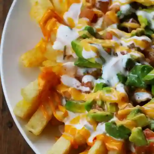 Bacon Cheese Fries Guacamole