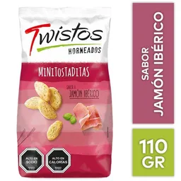 Twistos Mini Tostaditas Sabor a Jamón Ibérico