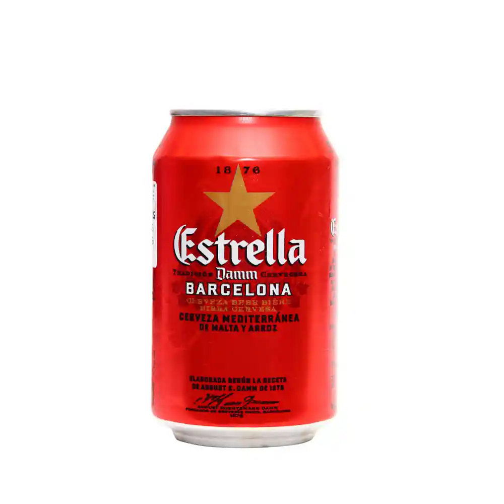 Estrella Damm Cerveza Lata
