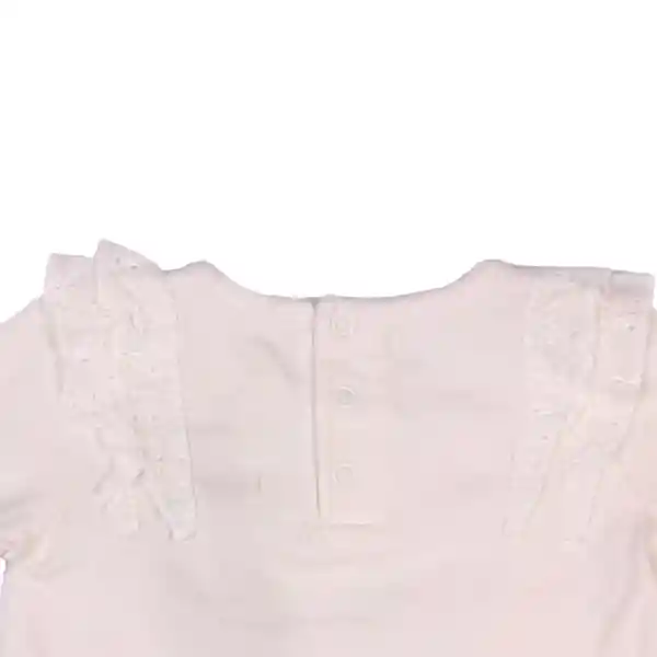 Polera Bebe Niña Blanco Pillin 4 a