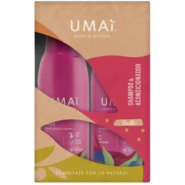 Umai Set de Shampoo + Acondicionador Brillo