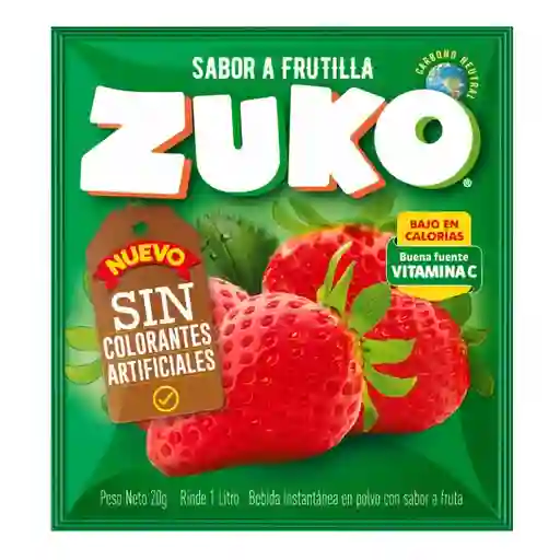 Zuko Bebida en Polvo Sabor a Frutilla 