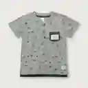 Polera de Niño Gris Talla 9M Opaline