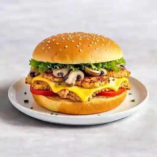 Sandwich Xl De Pollo Champinon