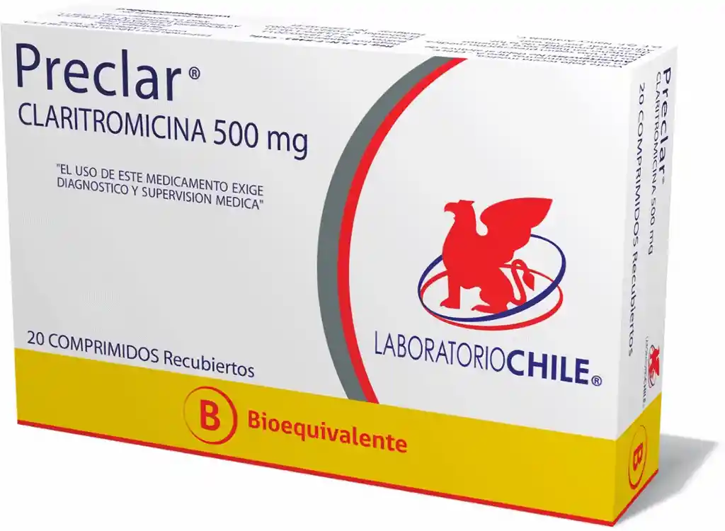 Laboratorio Chile Pre Clar 500 Mg