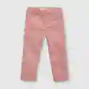 Pantalón de Bebé Niña Romántico Dark Rose Talla 6/9M Colloky