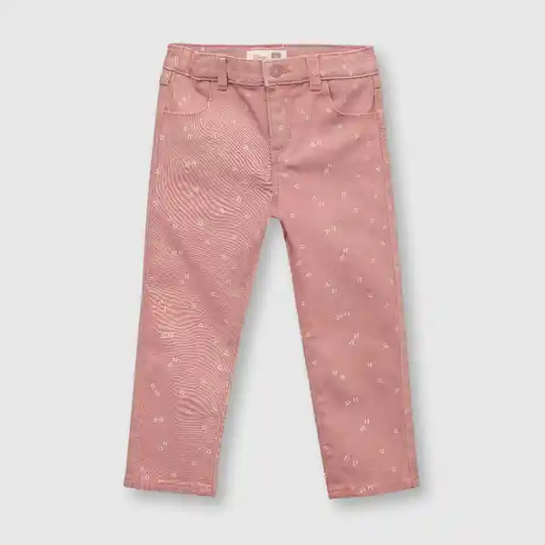 Pantalón de Bebé Niña Romántico Dark Rose Talla 6/9M Colloky