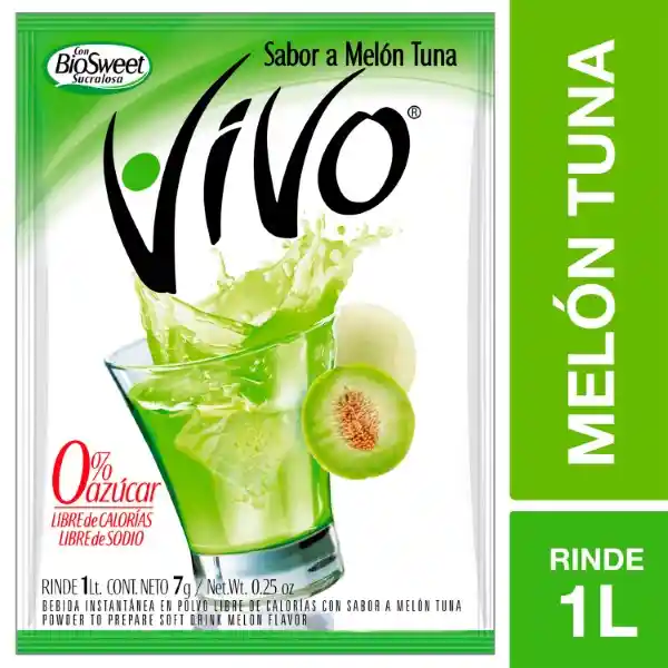 Vivo Jugo en Polvo Melón Tuna