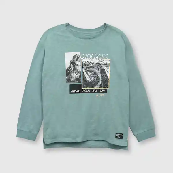 Polera Motocross de Niño Jade Talla 8A Colloky