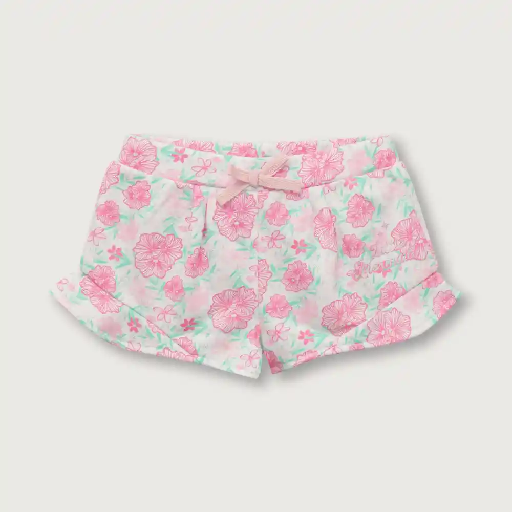 Short La Sirenita Niña Fucsia Talla 2a