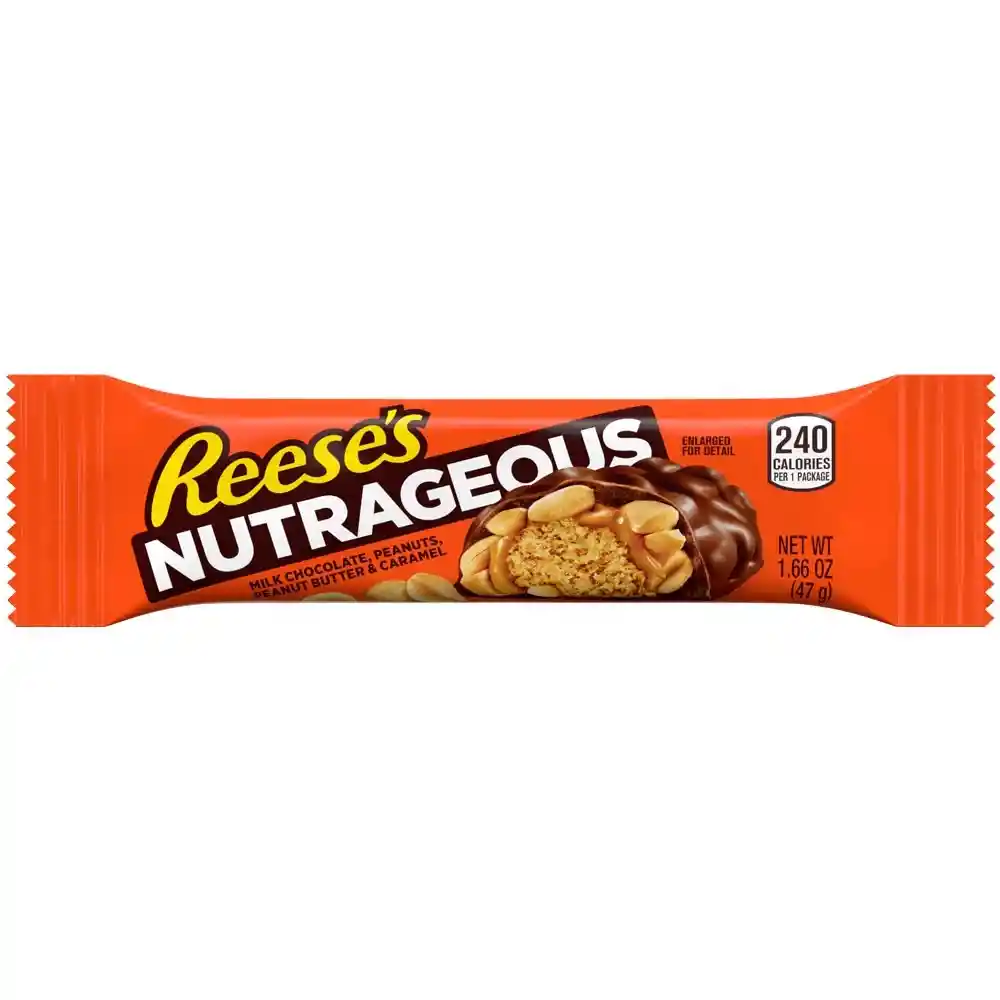Reeses Nutrageous Chocolate Barra 