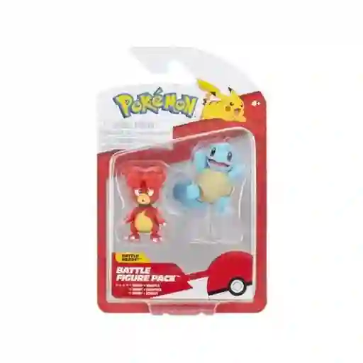 Pokémon Pack Figura Magby y Squirtle W19