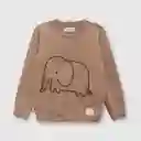 Sweater Elefante de Bebé Niño Café Talla 18/24M Colloky