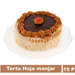 Torta Hoja Manjar y Chocolate Cuisine & Co