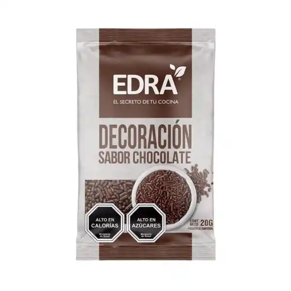 Edra Decoración Sabor Chocolate