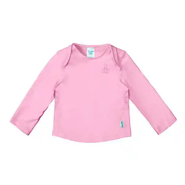 Polera Manga Larga Con Filtro Uv Iplay Rosa - 3-6 Meses