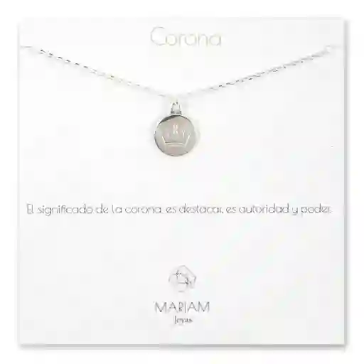 Collar Corona Silver