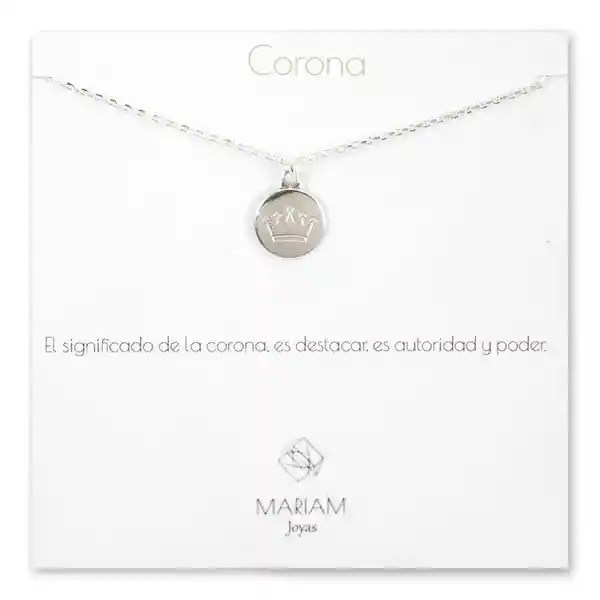 Collar Corona Silver