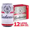 Budweiser Cerveza Lager en Lata