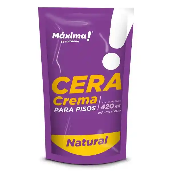 Máxima Cera Crema Natural