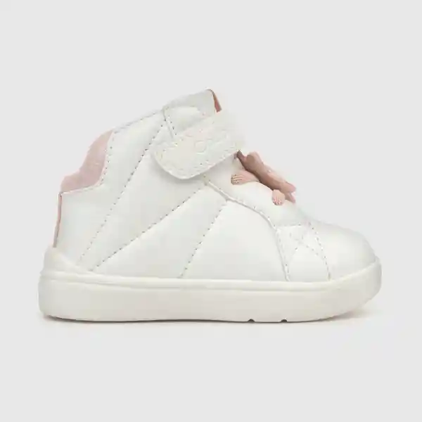 Zapatillas de Velcro Elástico Niña Blanca Talla 19 Colloky