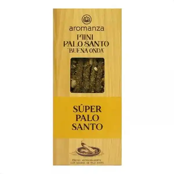 Sahumerio Palo Santo Buena Onda Mini Super Palo Santo Aromanza
