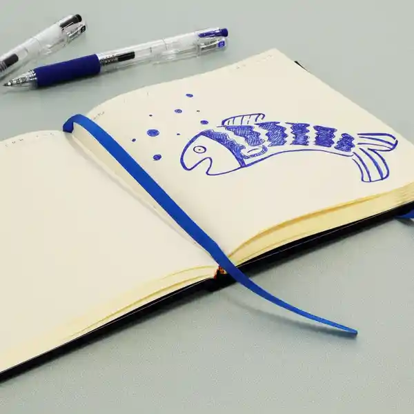 Libreta Cuadrada de Tela Con Hojas Con Líneas 15 x 15 cm