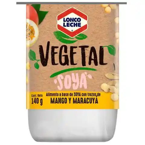 Loncoleche Bebida Vegetal de Soya con Trozos de Mango y Maracuyá