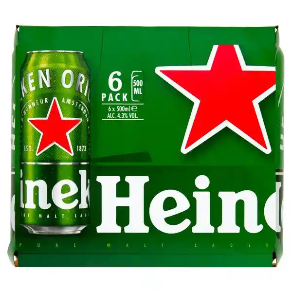 Heineken Cerveza Lager en Lata
