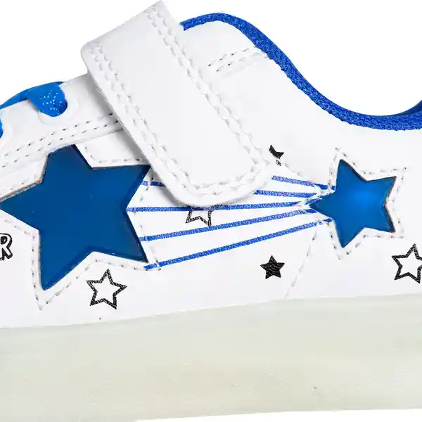 Zapatilla Luces Verano Niño Blanco Pillin 34