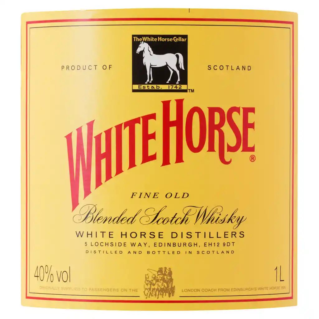 White Horse Whisky40O 1 Lts