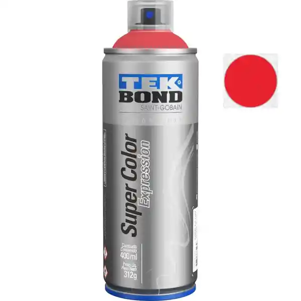 Tek Bond Pintura en Aerosol Spray Expression Tomato Red