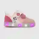 Zapatillas Minnie Luces de Niña Light Pink Talla 25 Colloky