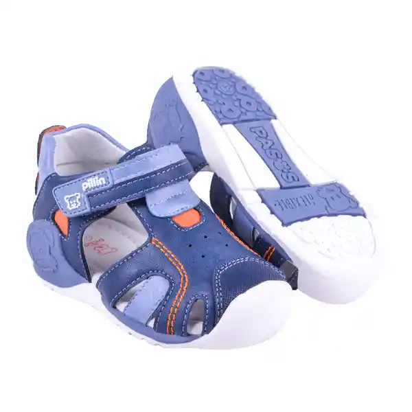 Sandalias Bebe Niño Azul marino Pillin 21