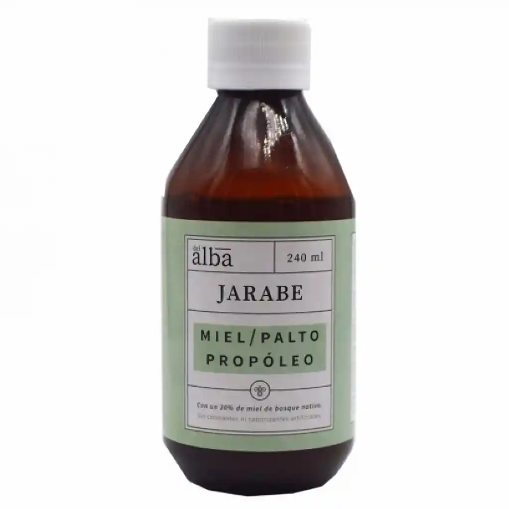 Del Alba Jarabe Miel Palto Propóleo