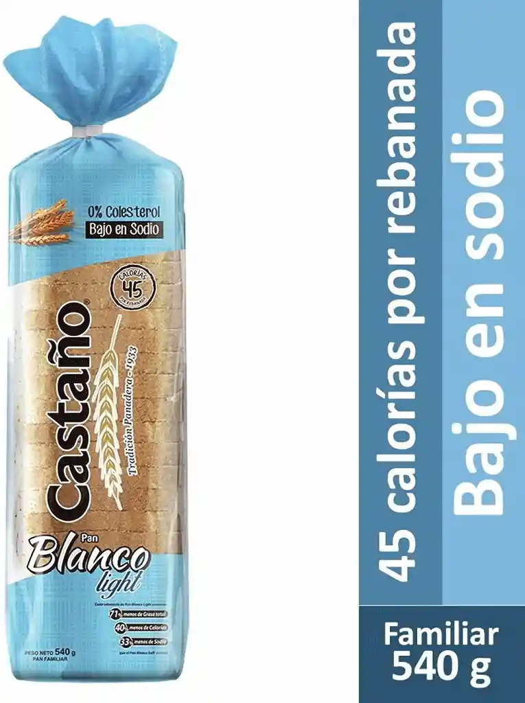 Castaño Pan de Molde Blanco Light