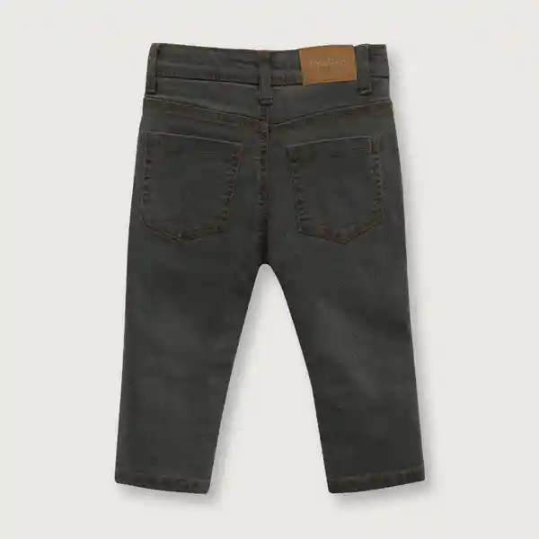 Jean Denim Recto Color Gris Talla 18M Opaline