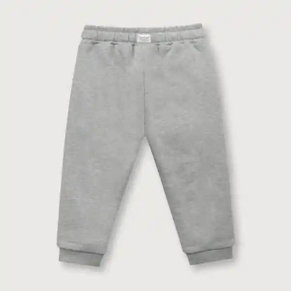 Pantalón Buzo de zo Esencial Niño Gris Talla 4A Opaline