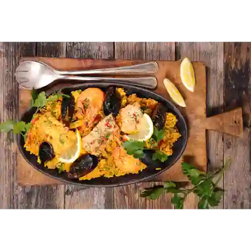 Bandeja Familiar Arroz con Mariscos