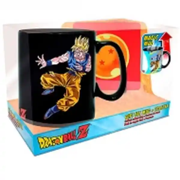 Tazón 3D Dragon Ball z Goku vs Buu Magic Mug And Coa