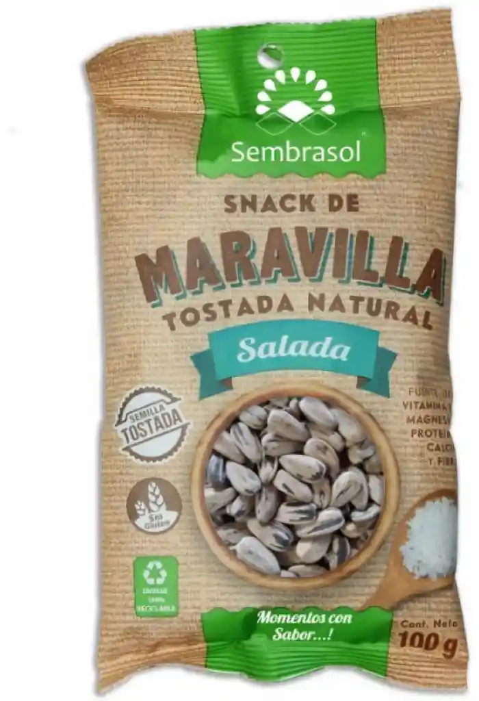 Sembrasol Snack Maravilla Tostada Salada 100 G.