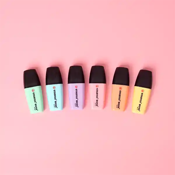 Marcatextos Stabilo mini Boss pastel