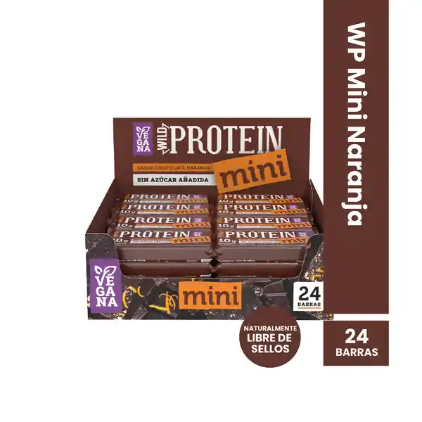 Wild Protein Barrita Mini Chocolate Naranja