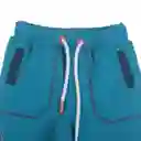 Pantalón Buzo Bebe Niño Turquesa Pillin 6 M