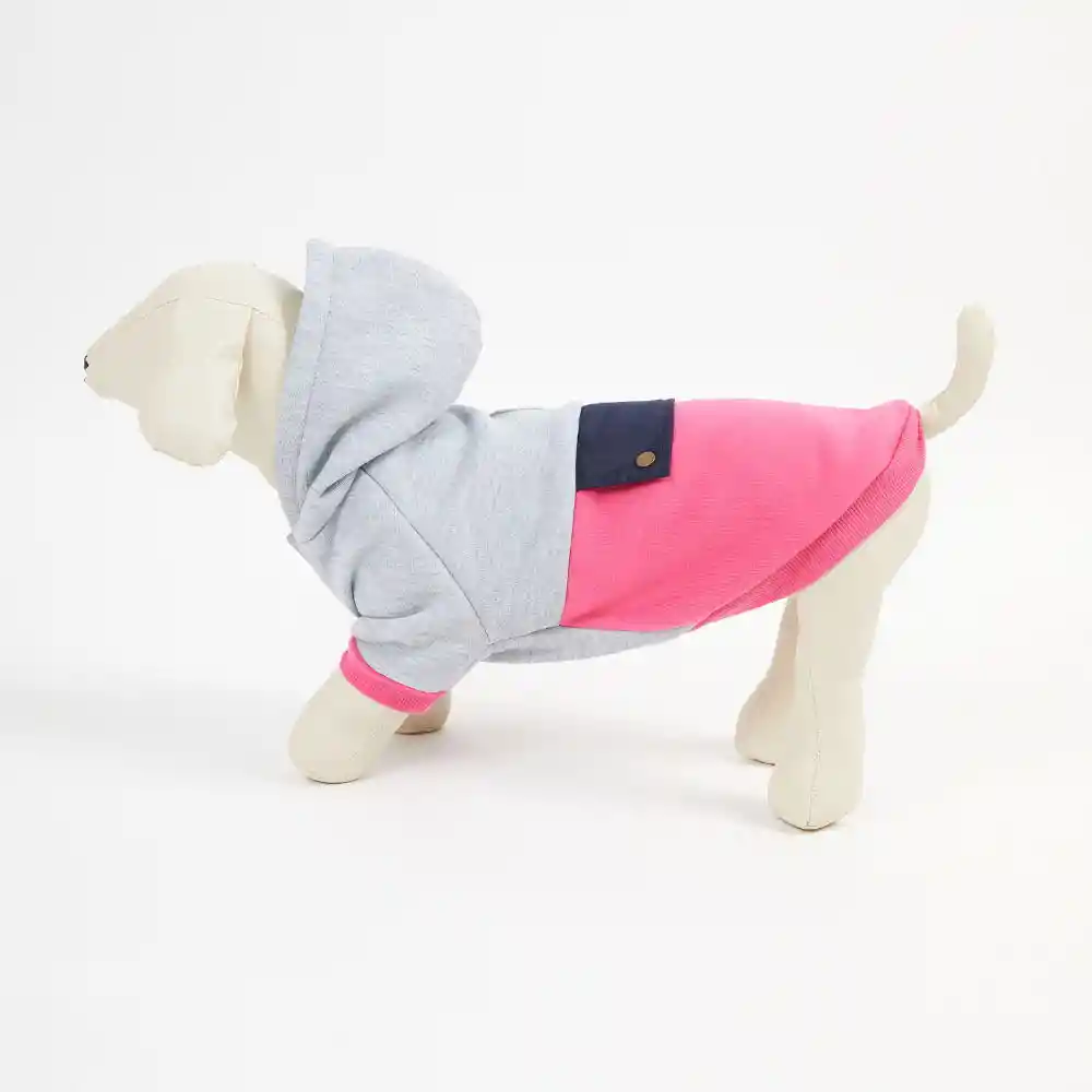 Polerón Pet's Fun Con Gorro Bicolor