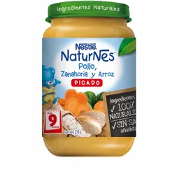 Naturnes Picado de Pollo Zanahoria y Arroz